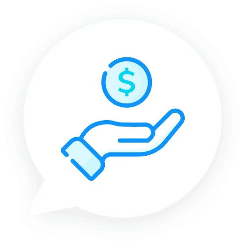 Reduce costs icon