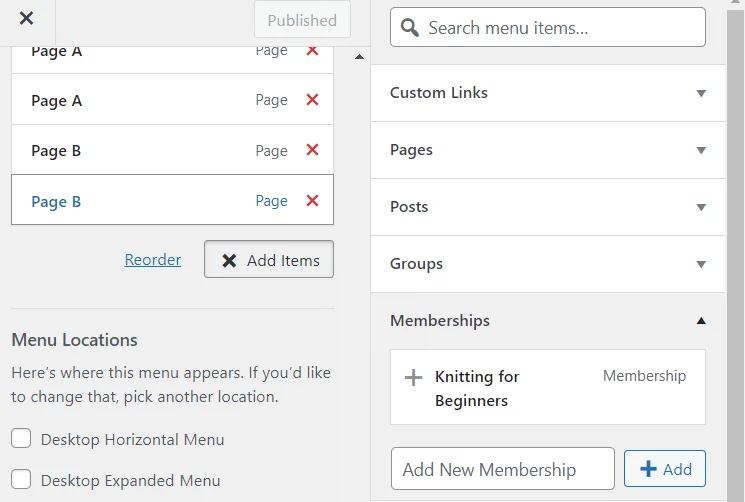 Setup Pages
