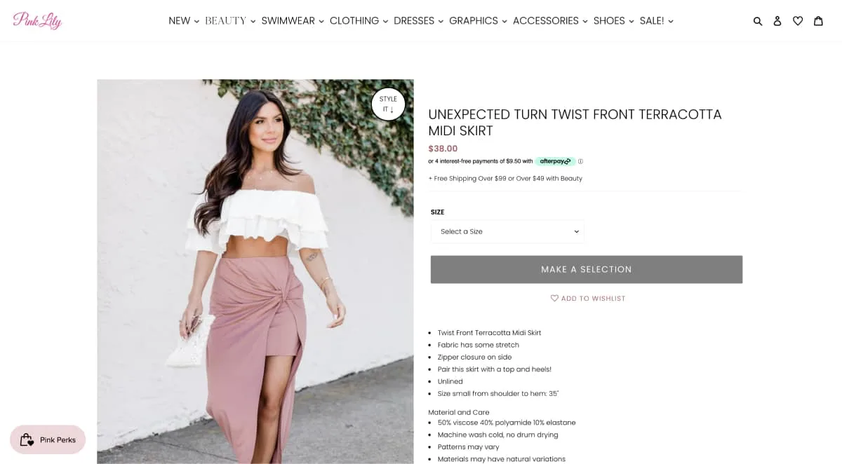 Pink Lily screenshot