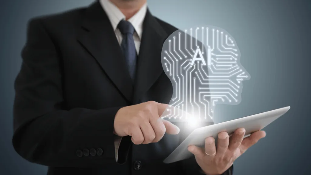 Human customer experience agents working with AI support to grow businesses