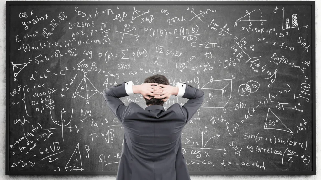 Customer experience manager calculating average length of handle time, customer satisfaction scores, agent productivity, and other metrics