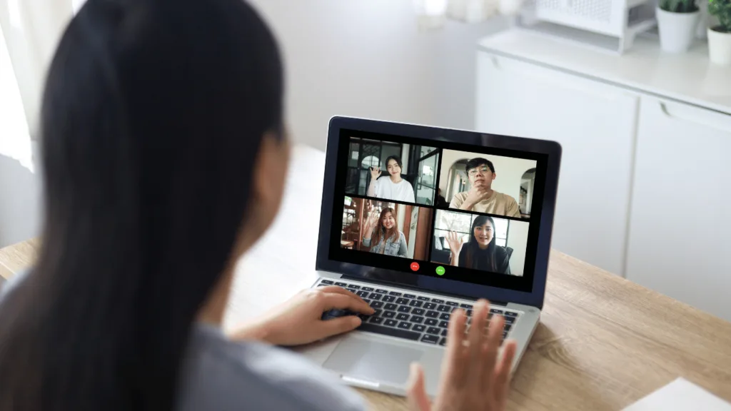 Onboarding tasks facilitated by customer success team leader for remote team members