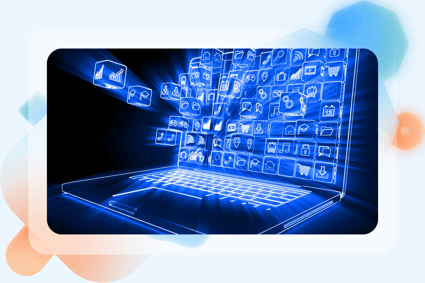 Too many tools displayed on a computer screen