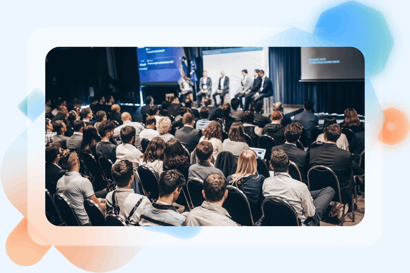 MSP executives and industry leaders together in an MSP conference and exhibit