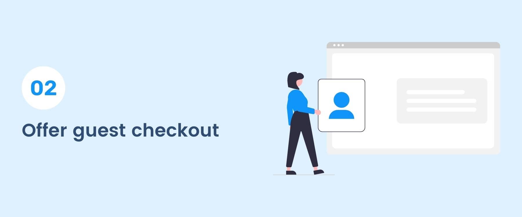 Add security badges or social proof on the checkout page