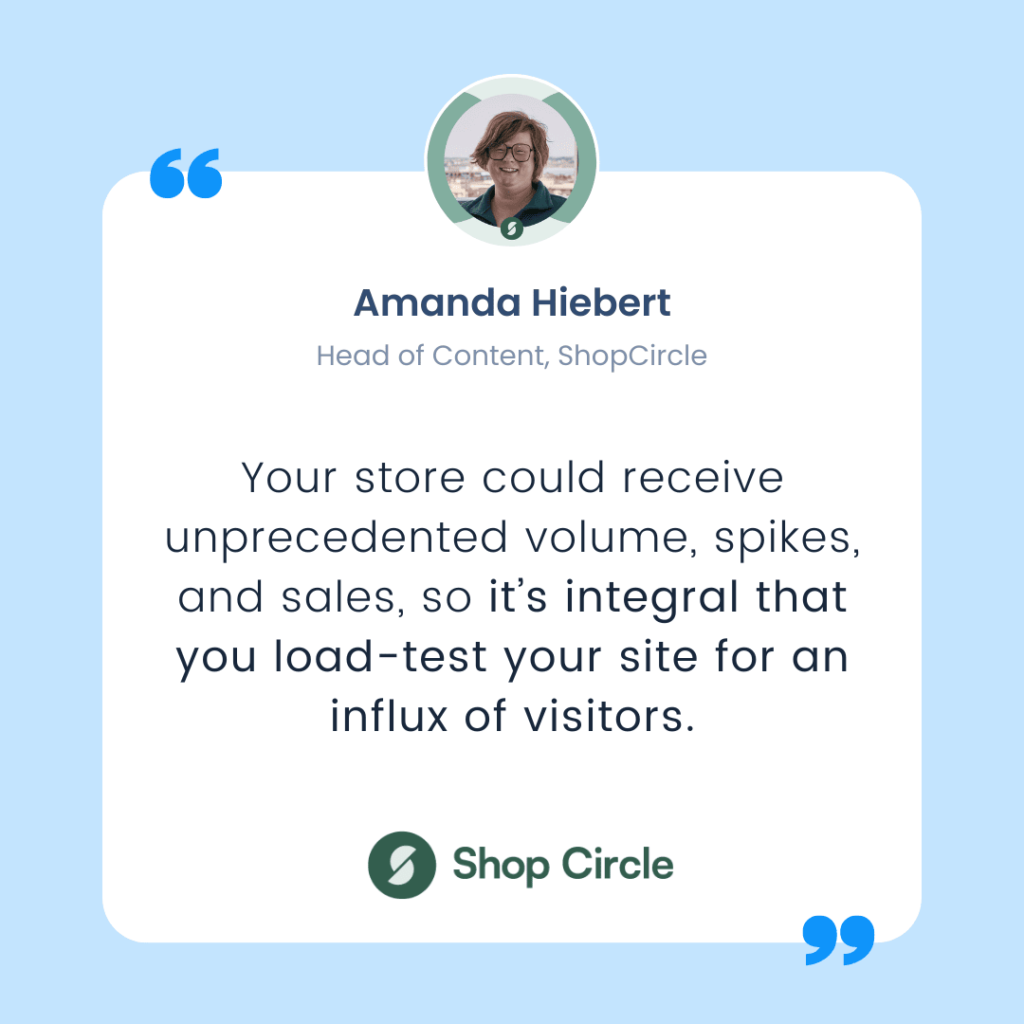 Quote from Amanda Hiebert, Head of Content of ShopCircle on BFCM mistakes