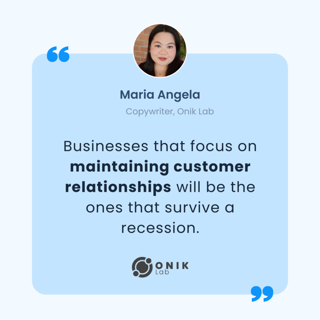 Maria Angela on recession-proof business strategies