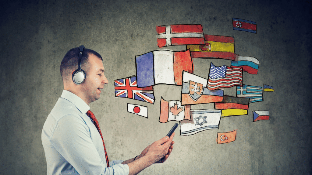 Chaos due to miscommunication caused by different languages and wrong translations