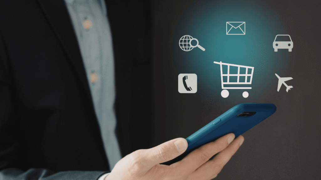 Support channels for ecommerce illustration